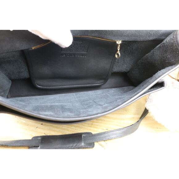 Coach Briefcase Vintage Black Leather Beekman 5266 Messenger Laptop - Picture 5 of 16